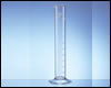 Measuring Cylinder with hex base with graduation. 100ml